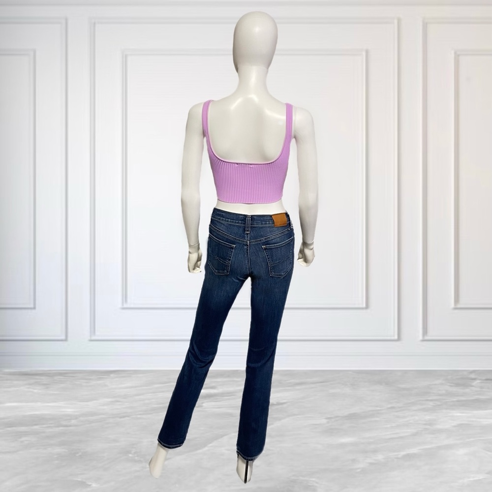 Purple Cropped Tank Top - Picture 2 of 3